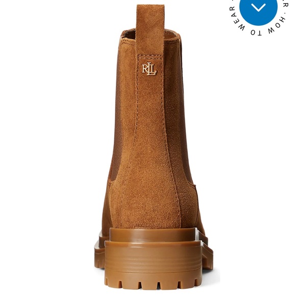 Ralph Lauren Corrine suede booties! - NWOT - Picture 7 of 9